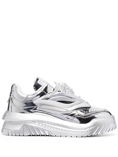 versace 鞋子|versace men's shoes silver label.